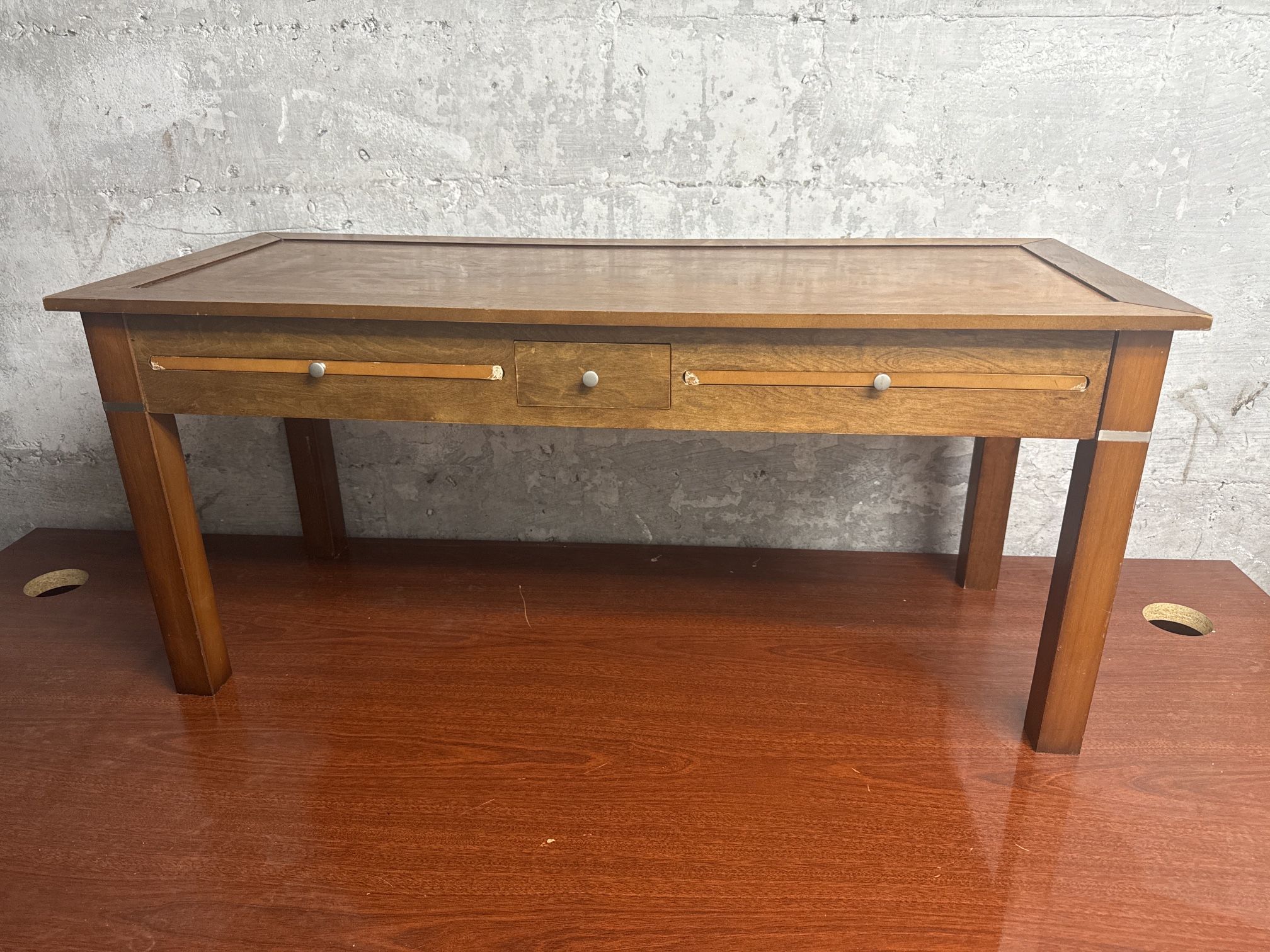 Game Table with Chess, Checkers, and Backgammon