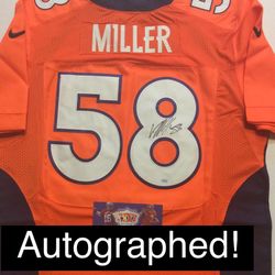 LAST DAY! Von Miller SIGNED Broncos Jersey w/COA! SALE