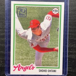 2021 Topps Shohei Ohtani Baseball Card #70YT-28