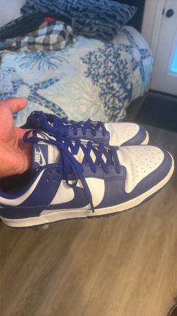 Size 12 blue Nike dunks