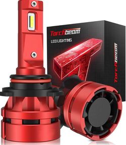 Torchbeam 2026 9005 LED Fog Light Bulbs, 64000LM, 6500K Cool White, 10X Brighter, 80000+ Hour Lifespan, Pack of 2  Size: T2 90 05  Brand Torchbeam Lig