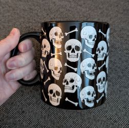 New Halloween Skull Ceramic Mug