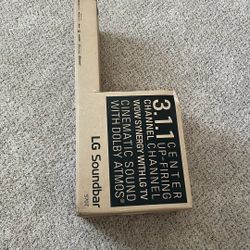 LG Dolby Atoms Sound Bar With Sub Woofer Brand New