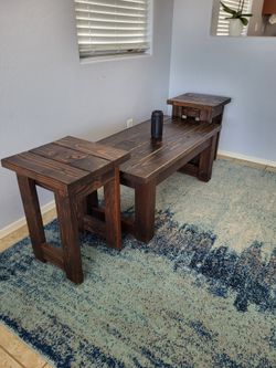 Coffee Table Set (Real Wood)