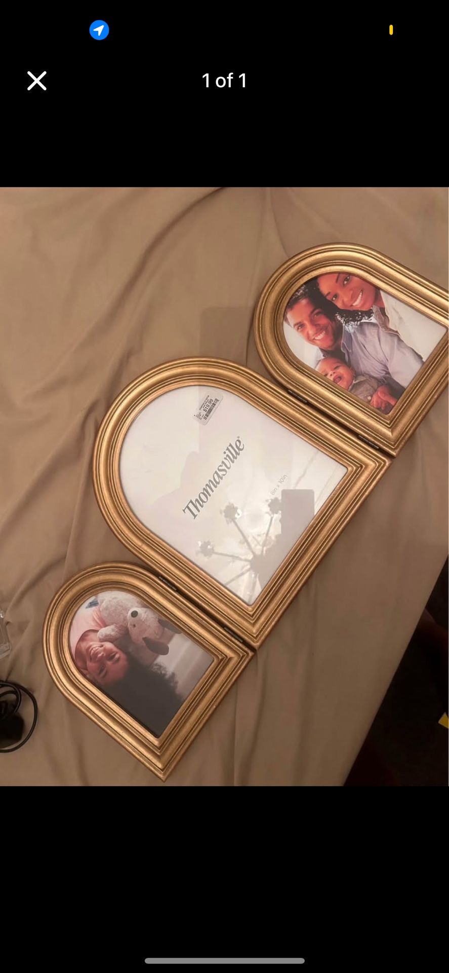 Gold Vintage Style Picture Frame