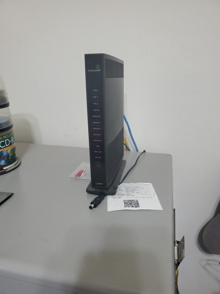 CenturyLink WiFI Router 5GHz & 2.4 GHz C3000A