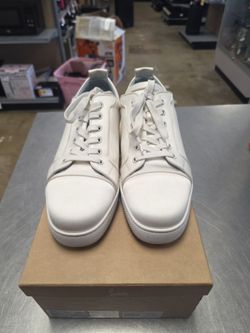 Christian Louboutin White Low-Top Sneakers