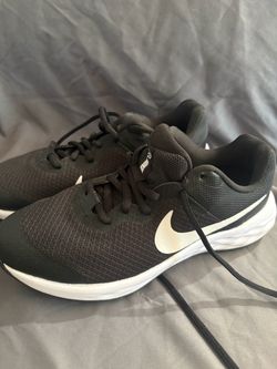Nike Revolution Running Sneakers Black White