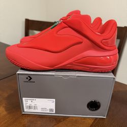 SHAI 001 X Converse “Winter Red” Size 7.5