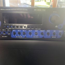 Digital Karaoke Receiver with Four professional speakers plus one Touchscreen song selection screen