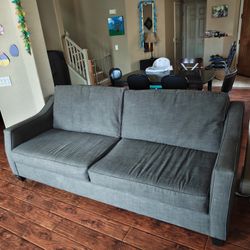 Modern Gray Sofa - Clean, Comfortable & Ready to go