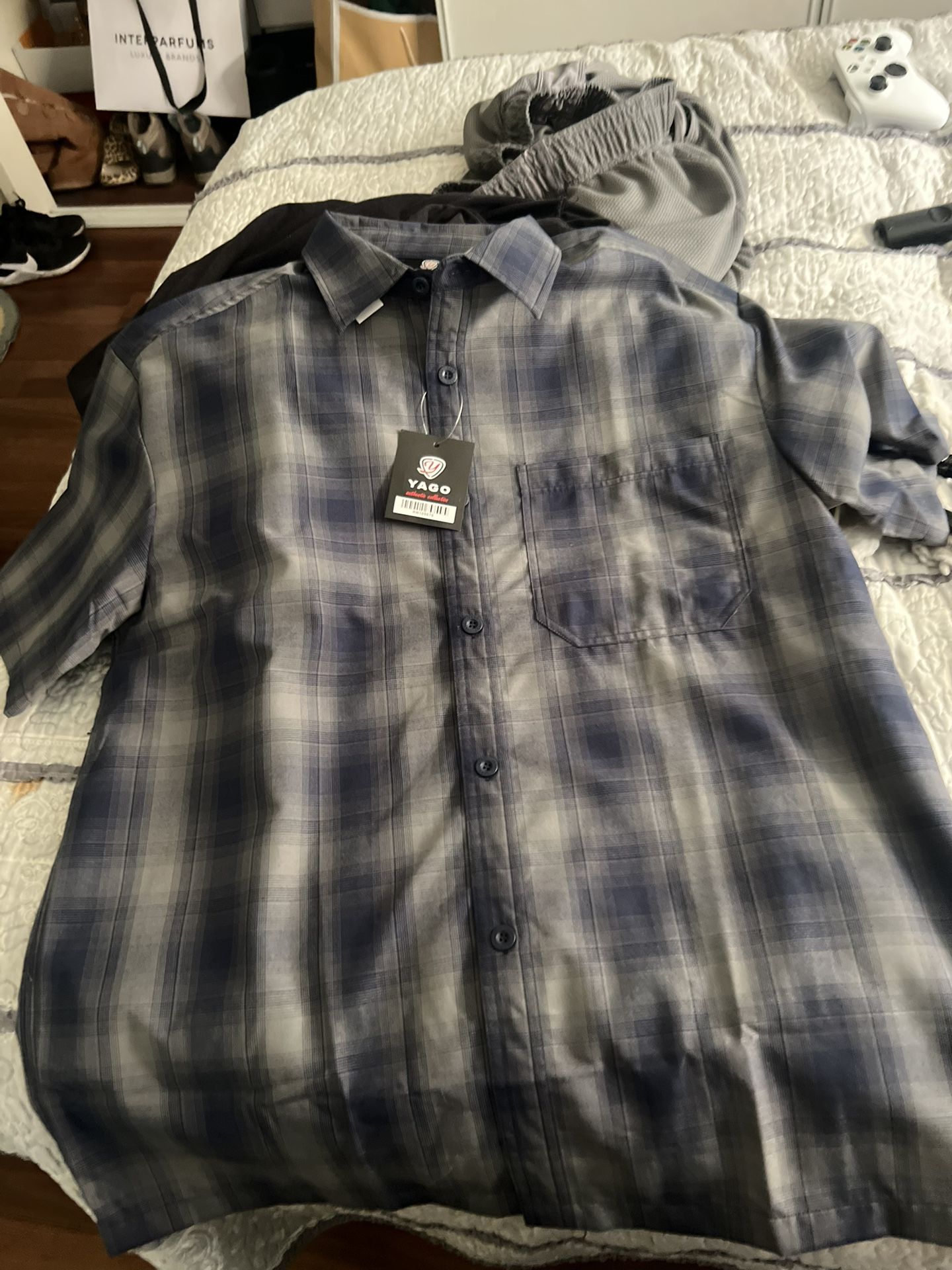 sick blue flannel
