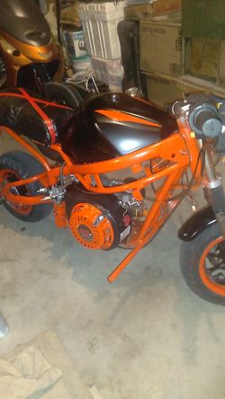 NEW***Got a pocket bike like this??***I made these from burned up rusted piles of nothing