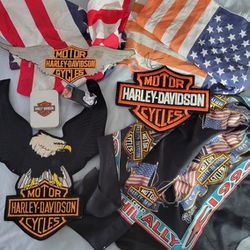 Harley Davidson Patches And Other Items