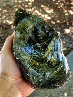 Natural ChunkSilver Sheen Obsidian