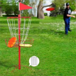 Red Golf Goal Basket 12-Chain