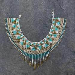 Turquoise Seed beads Necklace

