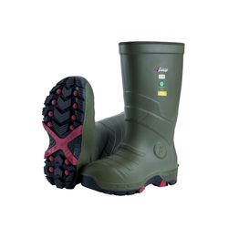 LASTING PINNIP Men's Heavy Duty PU Rubber Work Boots With Composite Toe Waterproof Insulated ASTM F2413-18 Acid & Oil Resistant Anti Slip On Ice