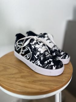 Heelys Black & White Camo Shoes with Wheels