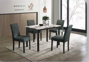 5-Pcs Dining Set Table + 4 Chairsnew in box