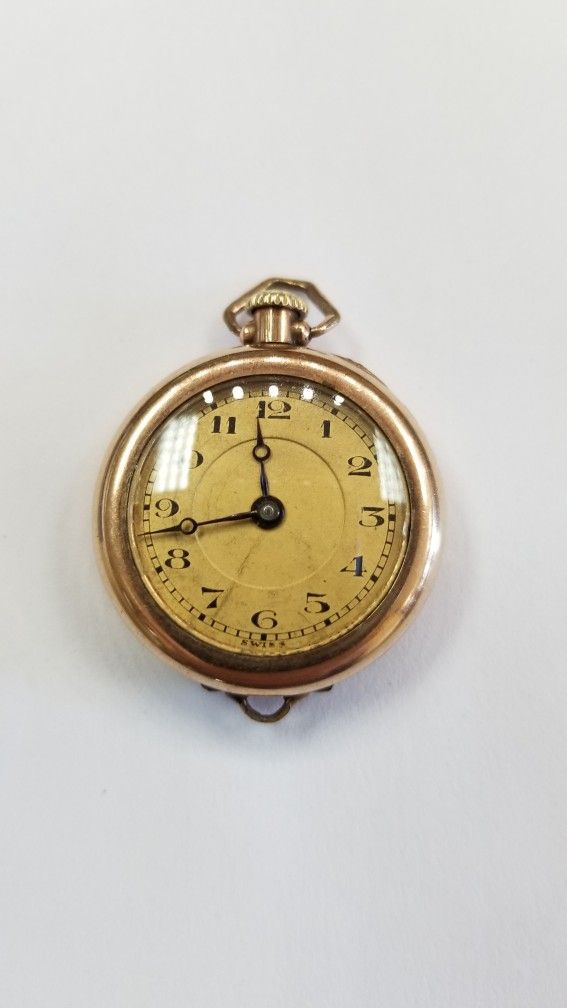 Vintage Pendant Watch By Girod