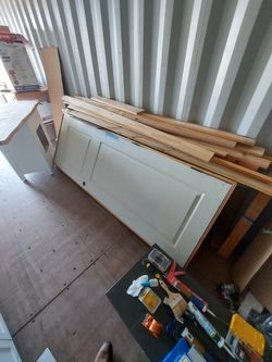 Pile of doors for sale