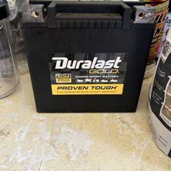 Duralast motorcycle battery