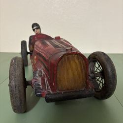 Vintage Bugatti Race Car Driver Collectible