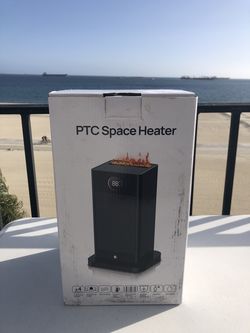 Space Heater - 1500W Fast Heating w/ Sensor Humidifier 3D Flame Oscillatin