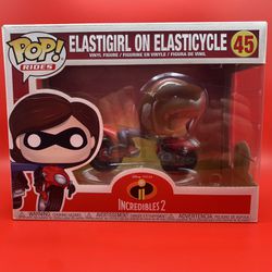 (NEW) Funko POP! Ride Disney: Incredibles 2 #45 Elastigirl with Elasticycle (VAULTED)
