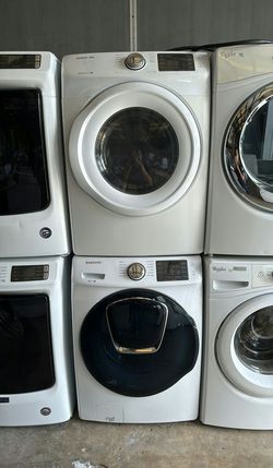 Samsung Front Load Set - Large Capacity & Stackable