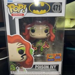 Funko Pop! Poison Ivy #471 Wondercon Exclusive Mint Condition W Protector 