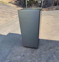 Mini fridge taller refrigerator freezer stainless steel (free local delivery)