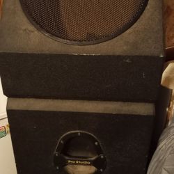 Tall Speaker Box  19"wide and 49 inches Tall Good Condition $25.00