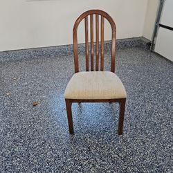 Solid Wood, Cushioned Cloth Seat Chairs