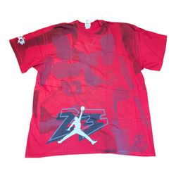 Jordan 8 (Playoffs) Red T-Shirt Size XL