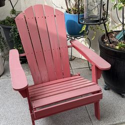 Hampton Bay Adirondack Style Wooden Chair