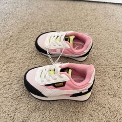 Girls PUMA Future Rider Bouquet Girls' Toddler Running Shoes Size 5C