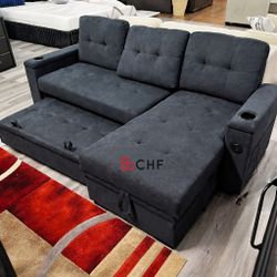 sectional sleeper sofa with pull out bed  // Limited Time Offer 