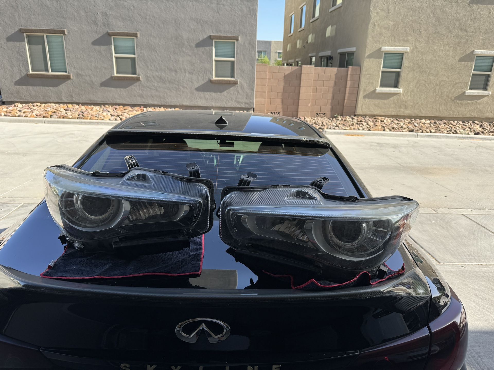 Q50 OEM Headlights