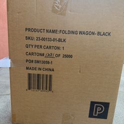 Folding Wagon Black