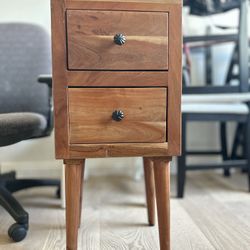 Night Stand  Storage Pure Wood 