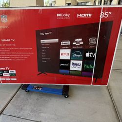 85. Tv Tcl Smart. $55 Down On Finacing Free Delivery 6 Month Warranty. 
