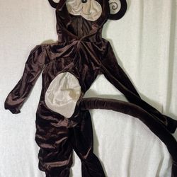 Velvet Monkey Bodysuit Animal Onesie Halloween costume adult small
