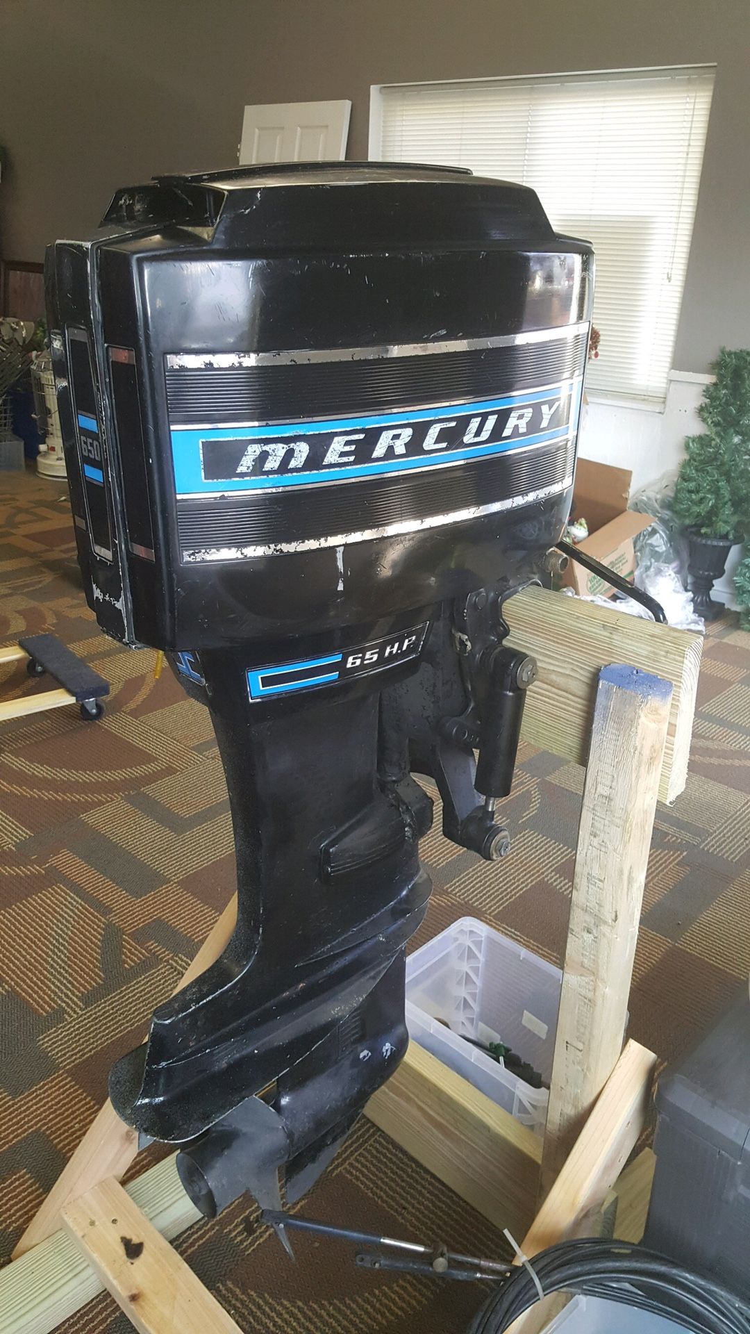 65 HP Metcury Outboard motor