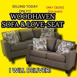 *WOODHAVEN *LUXURY* Collection.(Sofa And Love-seat )