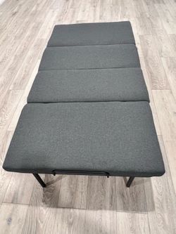 Rolling bed with mattress
