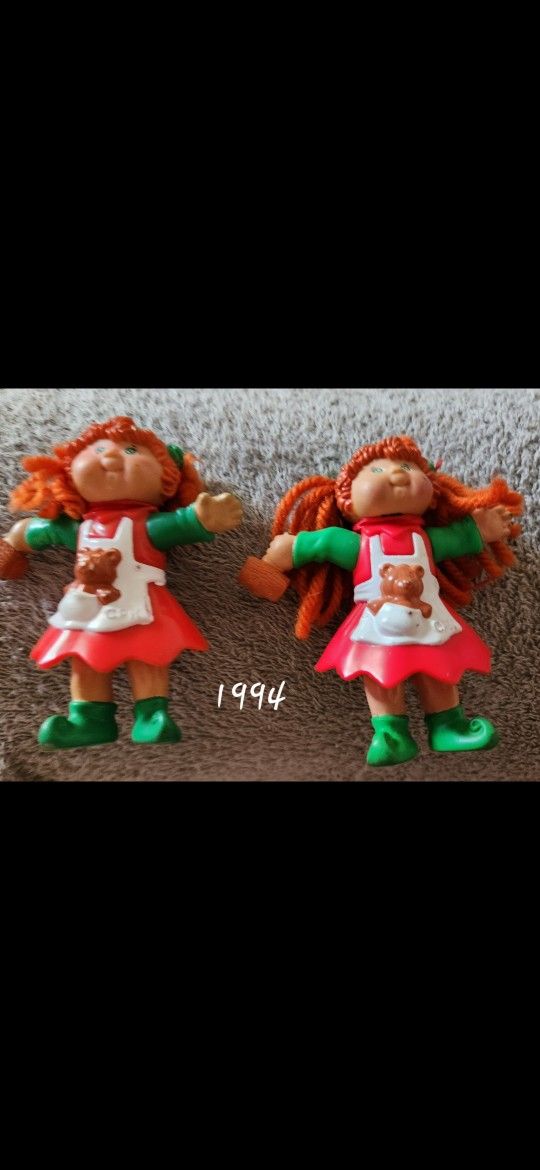 2 Set Of Cabbage Patch Doll Or Pokémon Figurines