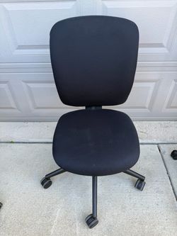 Black Rolling Office Chairs – $30 Each – 16 Available