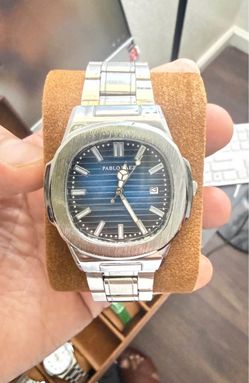 Pablo Raez Stainless Steel Watch Blue Dial
